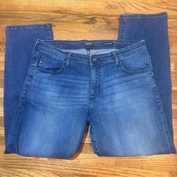 Chaps Other - Chaps Men's Slim Straight Blue Jeans 36x32 five pocket